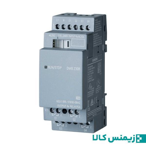ماژول 4 ورودی 4 خروجی رله 230R لوگو 8 زیمنس (LOGO8)