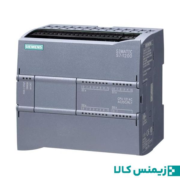 پردازنده 1214C AC/DC/relay پی ال سی 1200 زیمنس، کد فنی 6ES7214-1BG40-0XB0